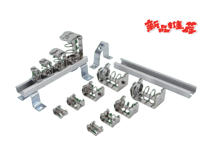 T08 C型导轨安装式屏蔽夹系列 C-TYPE GUIDE MOUNTING SHIELD CLAMP SERIES